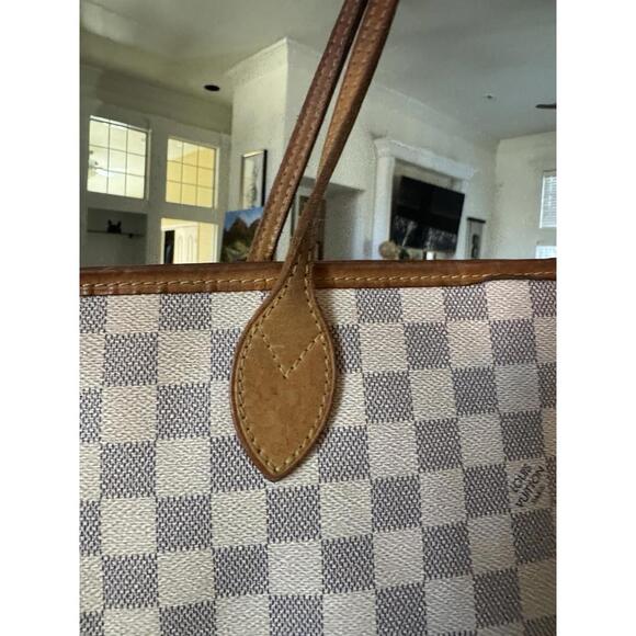 Authentic Louis Vuitton "Neverfull MM Damier Azur", Tote Bag - Picture 5 of 9